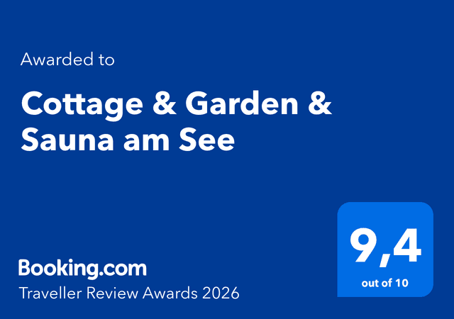 Booking.com Traveller Review Award 2026: 9,4 von 10